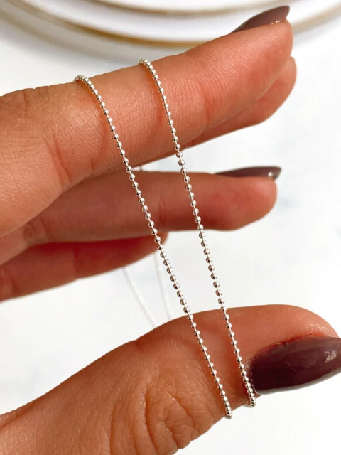 Cadena Bolitas (60 cm)