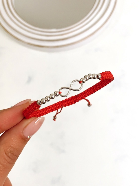 Pulsera Hilo Rojo Infinito