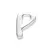 Dije inicial pasante plata lisa "P" - comprar online