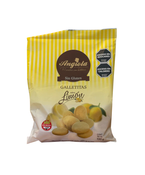 Galletitas Angiola Sin Gluten Limón 130g Dulces - comprar online