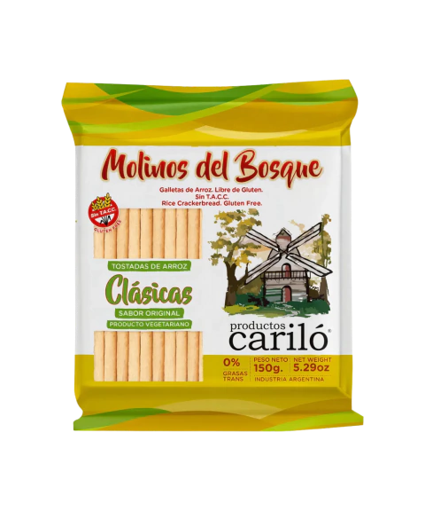 Tostadas De Arroz Molinos Del Bosque 150grs - Moragreen Tienda Natural