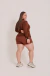BOMBER FIT GANACHE - comprar online