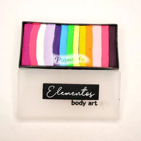 MultiArcoiris/cake Acuarelable Elementos BodyArt - 70grs
