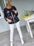 CHAQUETA BORADADA ROSAS 65203
