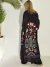 KIMONO DE CREPE BORDADO 64676 - comprar online