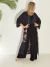 KIMONO DE CREPE BORDADO 64676 - tienda online