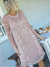 VESTIDO DE TUL BORDADO DE ATRAS Y DE ADELANTE A MANO 65187 - tienda online