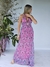 VESTIDO DE GASA CORTE MARILYN FORRADO 59351 - tienda online