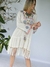 VESTIDO PLUMETI CON BORDADO ARTESANAL 64432 - TRESDELSEIS