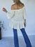 Blusa100% algodon bordada Mary 68278 en internet
