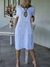 Vestido de lino 69862 - TRESDELSEIS