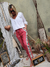 PANTALON BORDADAO LATERAL 64507 - comprar online