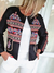 CHAQUETA CREP BORDADO FRONTAL 63149