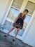 VESTIDO TUL Y TERCIOPELO BORDADO 68555 - comprar online