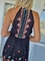 VESTIDO TUL Y TERCIOPELO BORDADO 68555 - comprar online