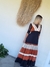 VESTIDO GASA Y PUNTILLAS COMBINADO 68560 - comprar online
