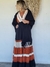 VESTIDO GASA Y PUNTILLAS COMBINADO 68560