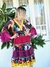 VESTIDO DE SEDA ESTAMPADO Y BORDADO 68486 - comprar online