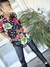 BLUSA VOILE DE ALGODON ESTAMPADA Y BORDADA 68132