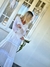 Imagen de VESTIDO VOILE DE ALGODON CON PLUMETI ,BORDADO Y TUL 68483