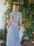 VESTIDO CRUZADO KIMONO DE SEDA 67437 - TRESDELSEIS