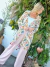 KIMONO DE VOILE ESTAMPADO Y BORDADO 65912