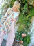 KIMONO DE VOILE ESTAMPADO Y BORDADO 65912 - comprar online