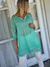 BLUSA DE VOILE DE ALGODÓN ESTAMPADA 65909 en internet