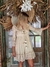 VESTIDO 100% ALGODON BORDADAO A MANO 68041