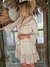 VESTIDO 100% ALGODON BORDADAO A MANO 68041 - TRESDELSEIS