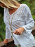 CAMISA DE VOILE DE ALGODON CON PUNTILLAS 65987 - comprar online