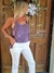 MUSCULOSA DE SEDA DOBLE VOLADO 67446 B - TRESDELSEIS
