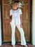 BLUSA VOILE DE ALGODON 100% ALFORZAS, BORDADA A MANO 66021 en internet