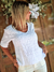 BLUSA 100% ALGODON DE INDIA BORDADA A MANO 65985 - TRESDELSEIS