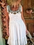 VESTIDO FORRADO Y BORDADO 66162 - tienda online