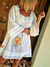 VESTIDO 100% ALGODON DE INDIA BORDADO A MANO 66030 - comprar online