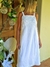 VESTIDO DE LINO PUNTILLAS Y BORDADOS 66029