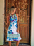 VESTIDO LINO MAS ALGODON ESTAMPADO Y BORDADO 63330 - TRESDELSEIS