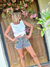 BLUSA VOILE DE ALGODON BORDADA A MANO 66032 - tienda online