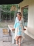 VESTIDO VOILE DE ALGODON FORRADO Y BORDADO 68803 - comprar online