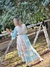 VESTIDO VOILE DE ALGODON FORRADO Y BORDADO 68803