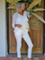 BLUSA DE GASA BORDADA A MANO 68618