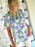 BLUSA DE SEDA BORDADA 66699 - tienda online