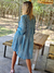 CAMISA GASA CON LUREX COMBINADA CON PUNTILLA DE ALGODON 68668 - TRESDELSEIS