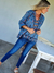 BLUSA ESTAMPADA Y BORDADA 68271 - tienda online