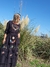 VESTIDO VISCOSA COMBINADO CON ENCAJE Y BORDADO 68506 en internet