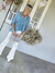 BLUSA DE GASA BORDADA A MANO 68618