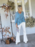 BLUSA DE GASA BORDADA A MANO 68618 en internet