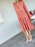 VESTIDO DE GASA CON LUREX 68667 - comprar online