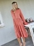 VESTIDO DE GASA CON LUREX 68667 - TRESDELSEIS